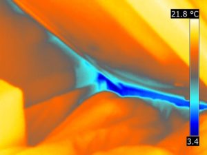 Termogram FLIR měření budov